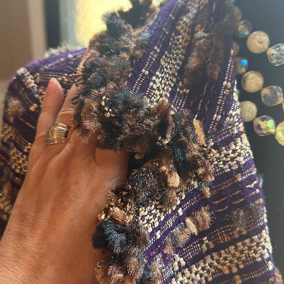 DONCASTER COLLECTION Wool blend Tweed Jacket - Picture 7 of 12